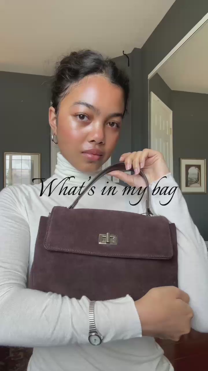 Luxury real leather suede  Bag | Everyday Elegant Handbag