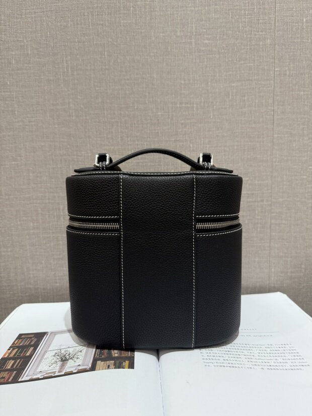 Leather Cylinder Bag