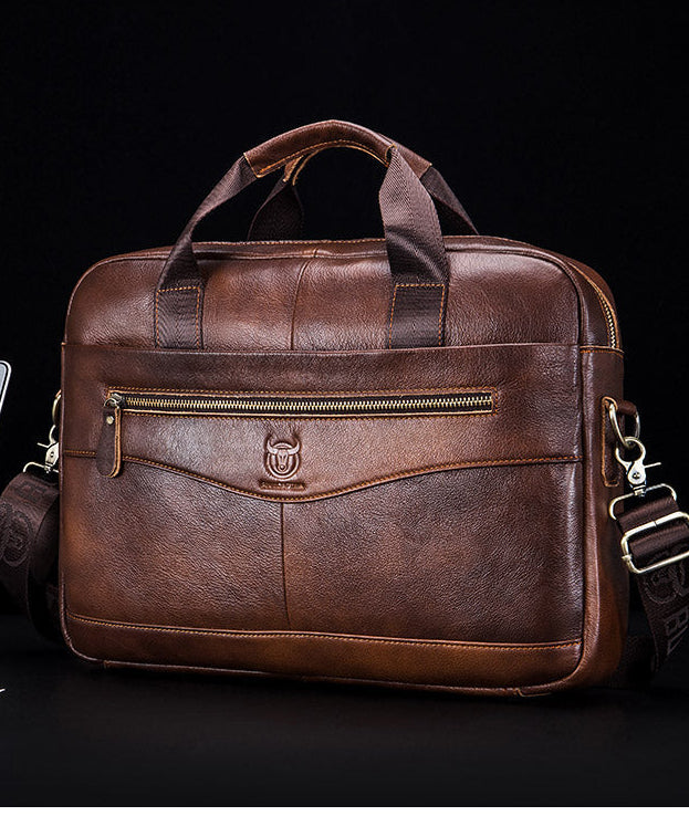 VELMONTS  Classic Leather Laptop  Bag