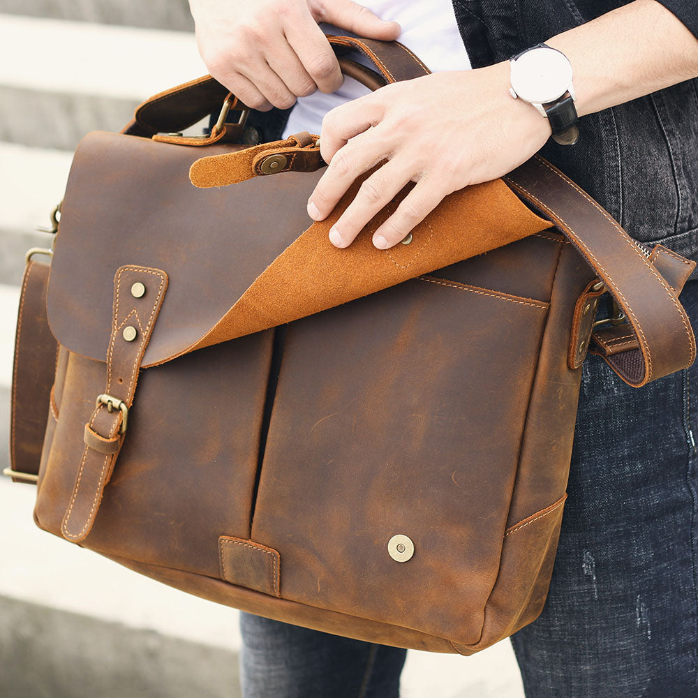 VELMONT Premium Leather Briefcase – LIMITED EDITION