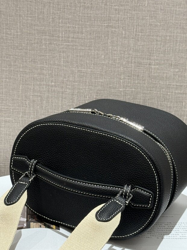 Leather Cylinder Bag