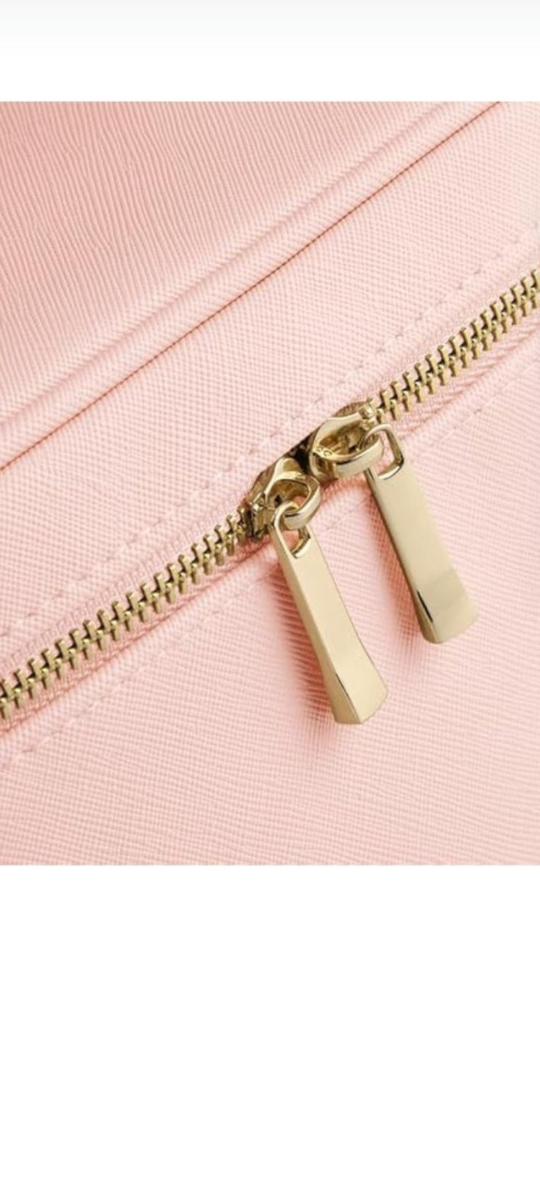 Personalised Makeup Bag | Large Travel Cosmetic Case with Gold Zip