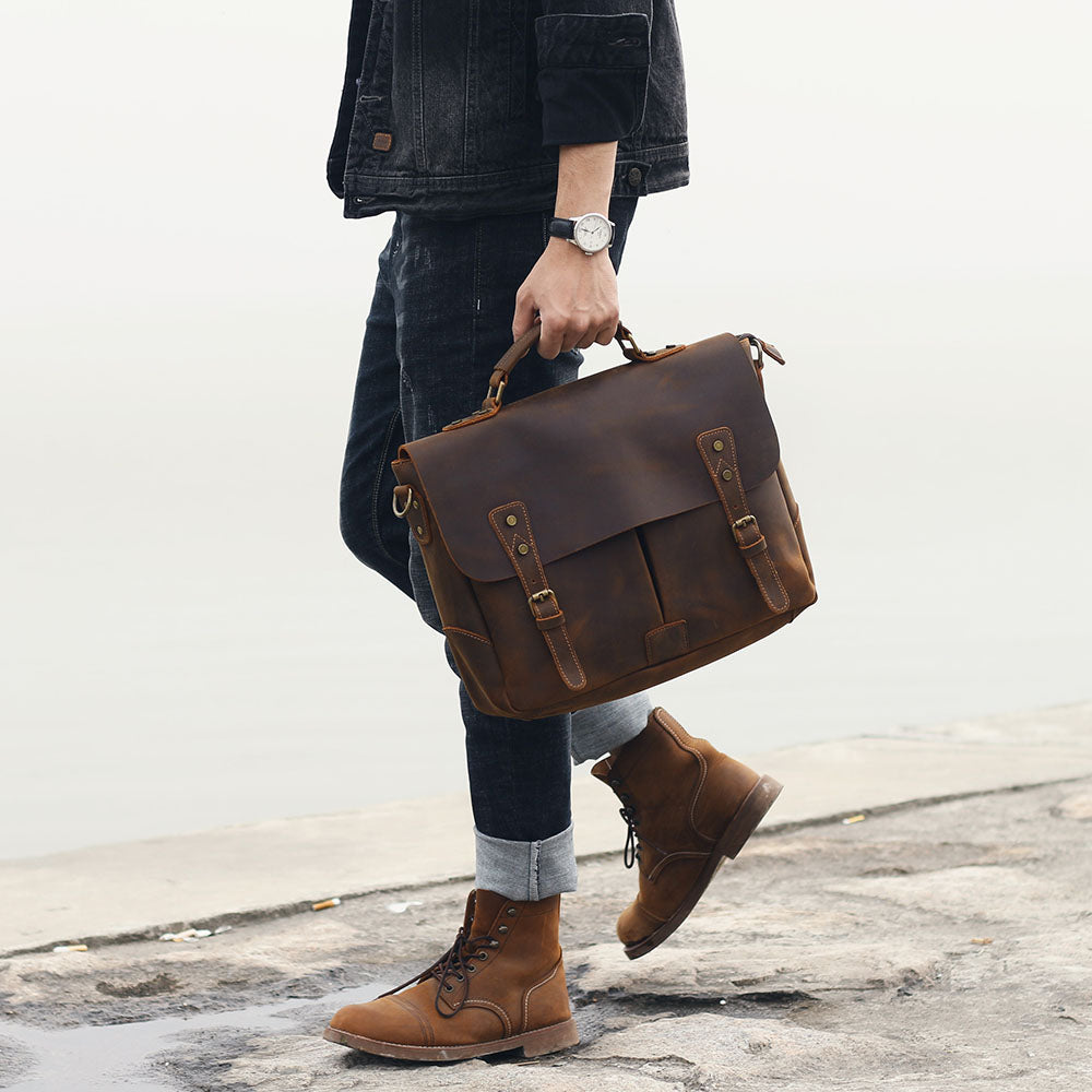 VELMONT Premium Leather Briefcase – LIMITED EDITION