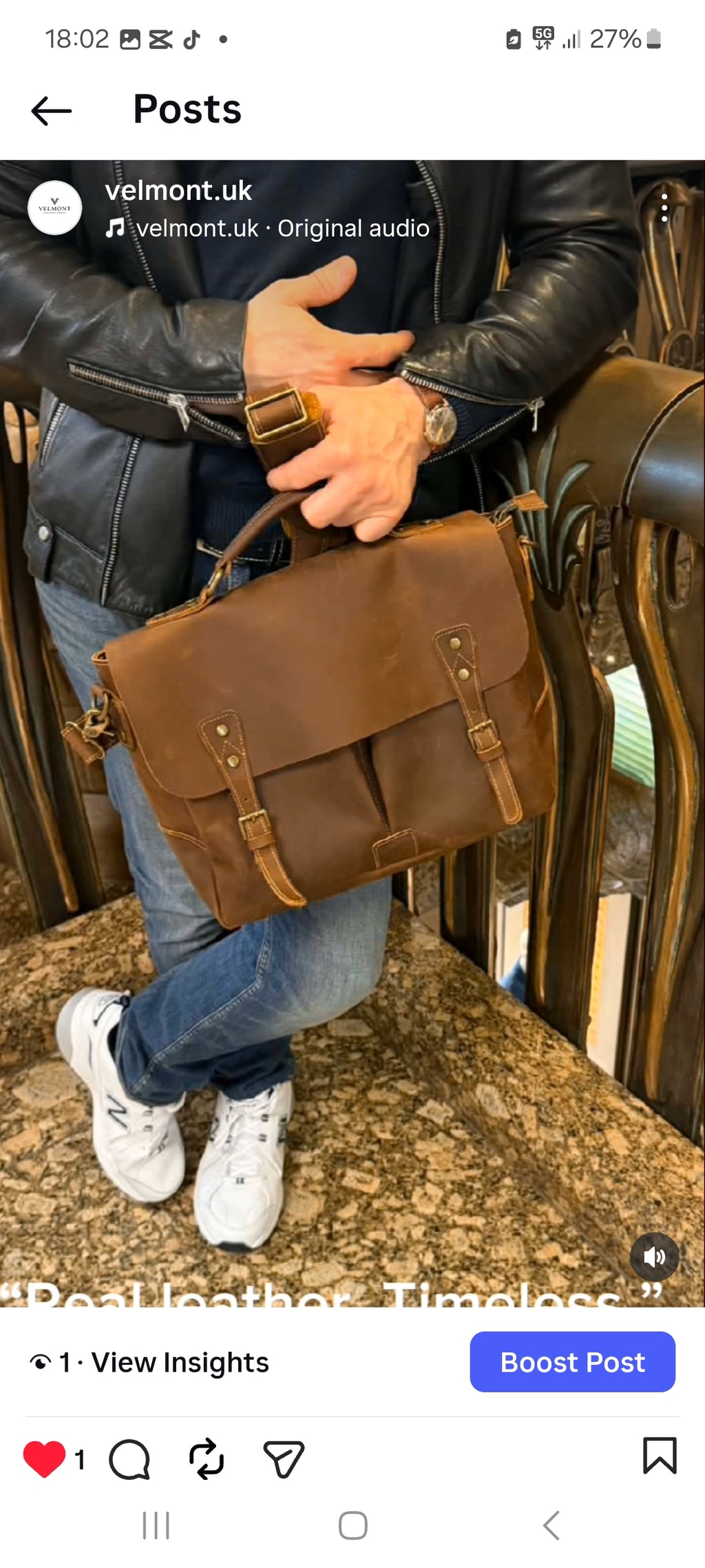 VELMONT Premium Leather Briefcase – LIMITED EDITION